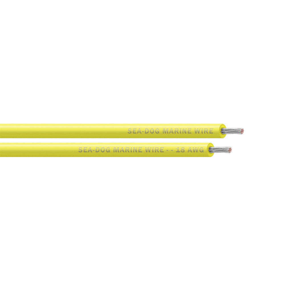 SeaDog 18 AWG Yellow Primary Wire 25 8018030